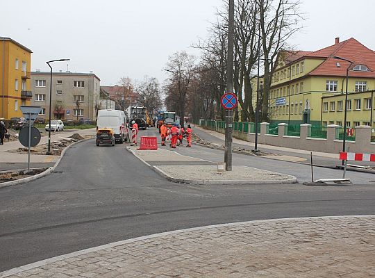 Lęborski Węzeł Przesiadkowy. Front robót na 34494