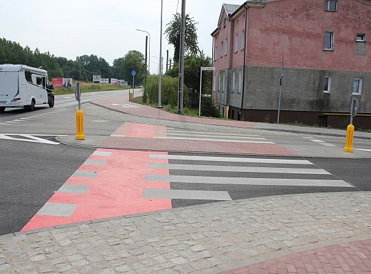 Skrzyżowanie Kossaka z Nadmorską po przebudowie 39471