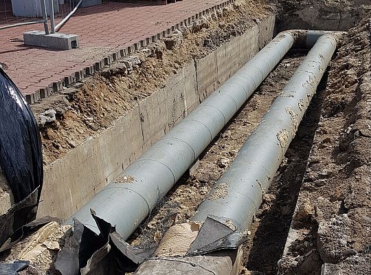 Wymiana sieci ciepłowniczej. Czasowy brak w 39506