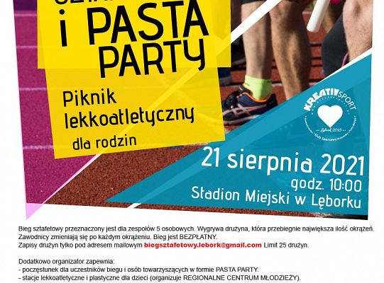 21 sierpnia na stadionie bieg sztafetowy i Pasta 39511