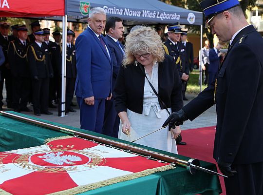 Uroczystość nadania sztandaru dla strażaków 39981