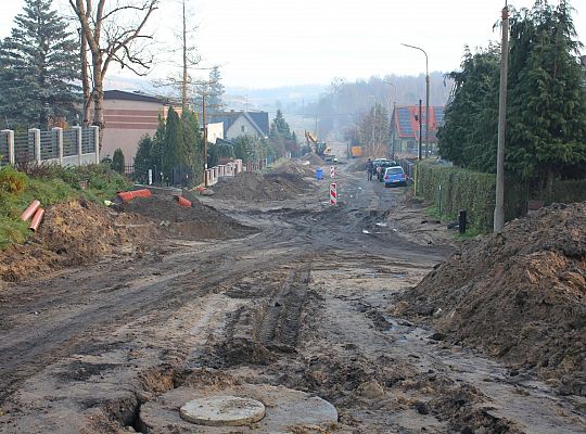 Trwa budowa ulicy Pułaskiego w Lęborku 41493