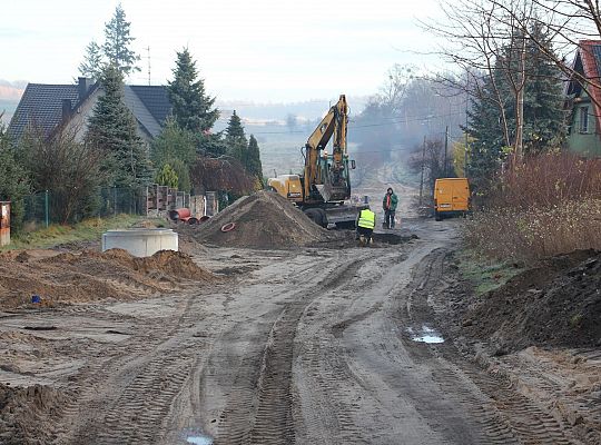 Trwa budowa ulicy Pułaskiego w Lęborku 41495