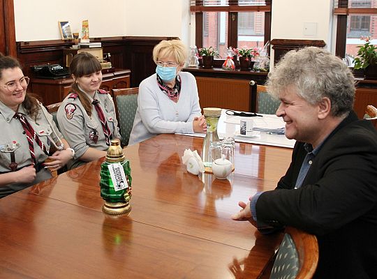 Betlejemskie Światło Pokoju już w ratuszu 41721