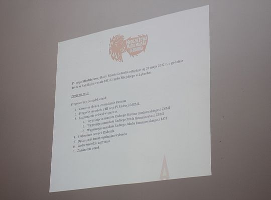 IV sesja IV Kadencji Młodzieżowej Rady Miasta 43078