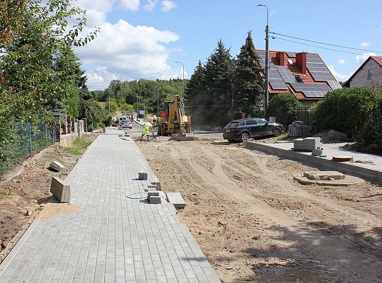 Na Pułaskiego trwa budowa nowej drogi 45130