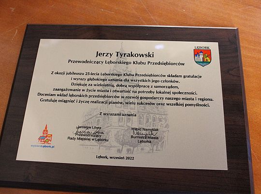 Lęborski Klub Przedsiębiorców ma już 25 lat 45543