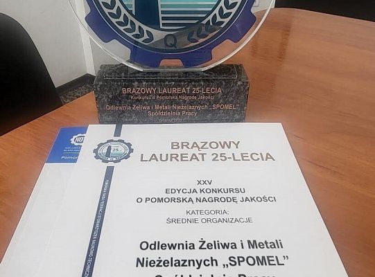 „SPOMEL” i SPS ZOZ z Pomorską Nagrodą Jakości. 48905