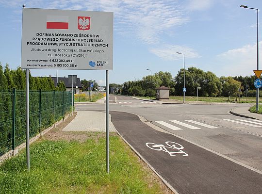 Nowa droga połączyła ulice Kossaka przez Nadmorską 51016