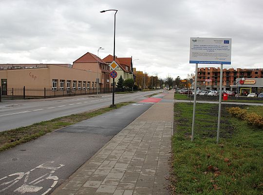 Droga rowerowa na Wojska Polskiego kompletna 52535