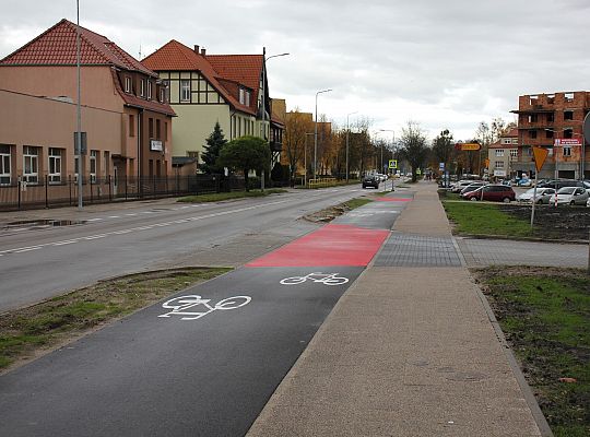 Droga rowerowa na Wojska Polskiego kompletna 52536