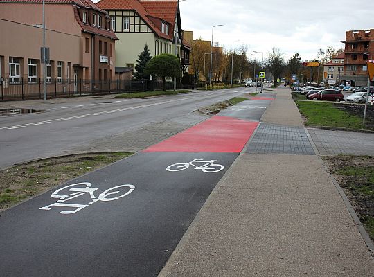 Droga rowerowa na Wojska Polskiego kompletna 52537