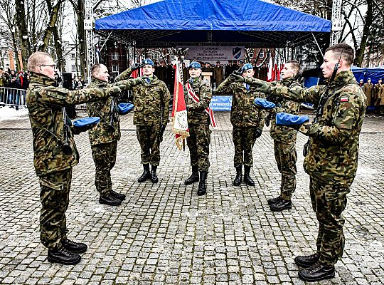 Przysięga wojskowa w 1 Lęborskim Batalionie 53071