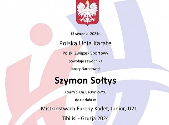 Szymon Sołtys zawodnik Klubu Karate SHOTOKAN 53281