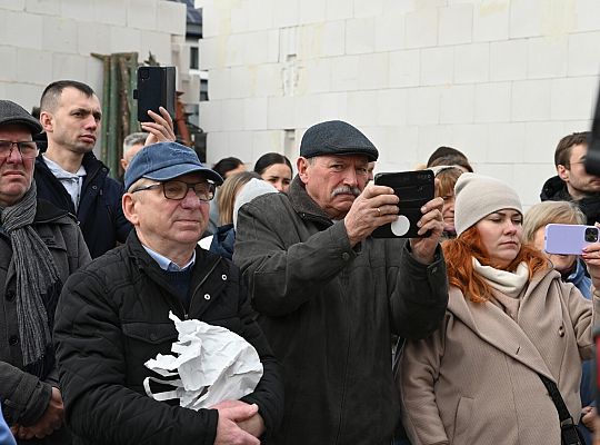 Poświęcenie kamienia węgielnego pod budową 54093