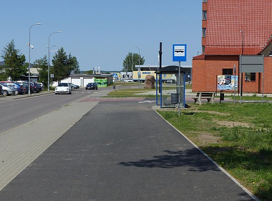 Droga pieszo-rowerowa przy ulicach Władysława IV i 55316