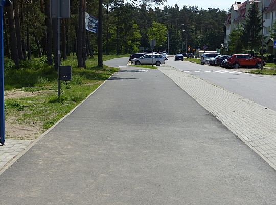 Droga pieszo-rowerowa przy ulicach Władysława IV i 55317