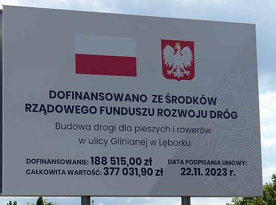 Nowa droga pieszo-rowerowa na ul. Glinianej 55729