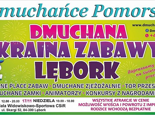 Dmuchana Kraina Zabawy w Lęborku! 58607