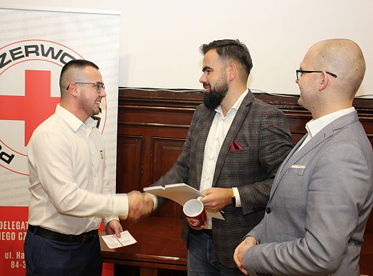 Dawcy krwi odznaczeni na gali PCK w ratuszu 59507