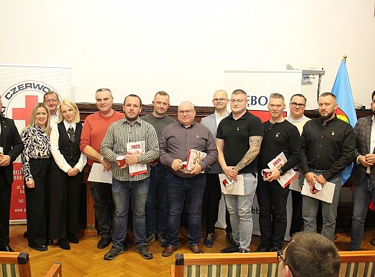Dawcy krwi odznaczeni na gali PCK w ratuszu 59519