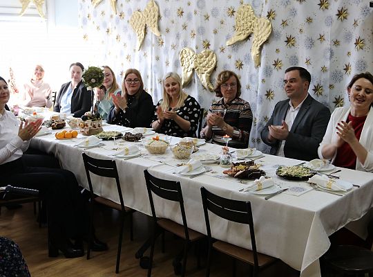 Burmistrz na spotkaniu wigilijno – noworocznym w 59888