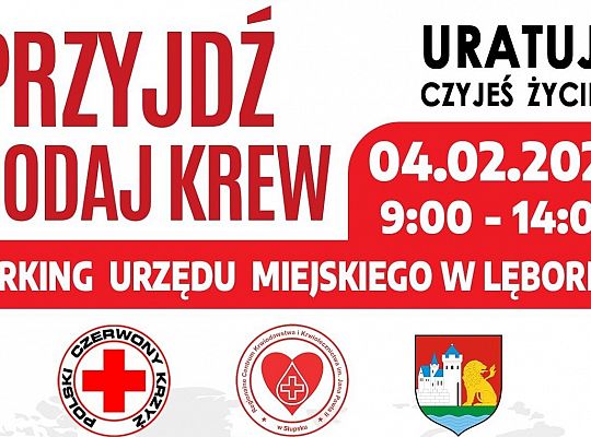Zachęcamy do oddawania krwi przy Urzędzie Miejskim 60820