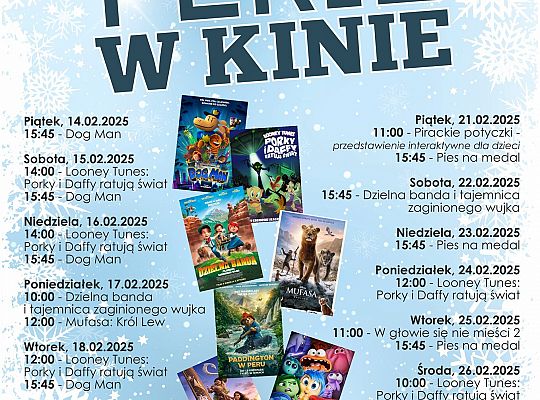 Zapraszamy na ferie w Kinie “Fregata” 60909