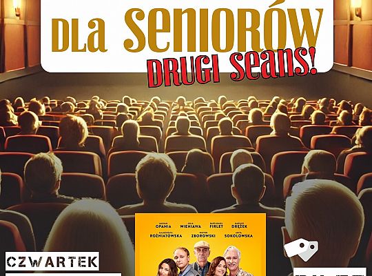 Dodatkowy seans filmowy dla seniorów we 61185