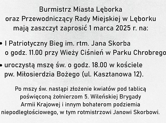 Zapraszamy na lęborskie obchody Narodowego Dnia 61248