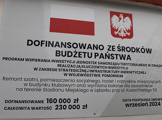 Dużo lepsze warunki dla sportowców na Stadionie 61612