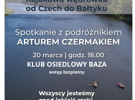 Kajakiem przepłynął Odrę. Zapraszamy na spotkanie 61659