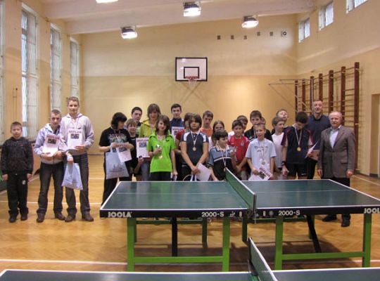 Otwarte Turnieje Tenisa Stołowego zakończone 2013