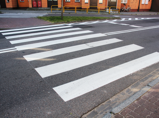 Malowanie znaków poziomych – wcześniej i 65038