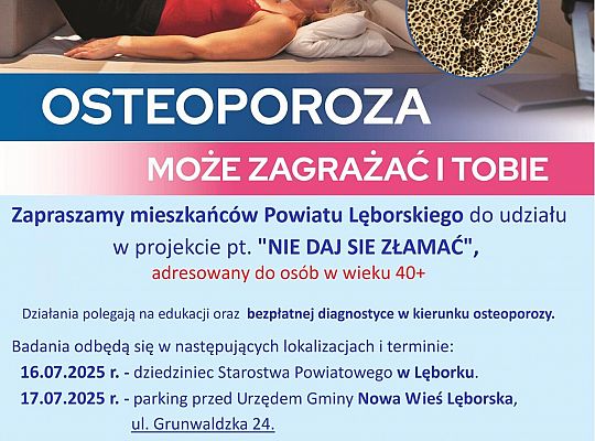 Zbadaj się bezpłatnie na osteoporozę 65150