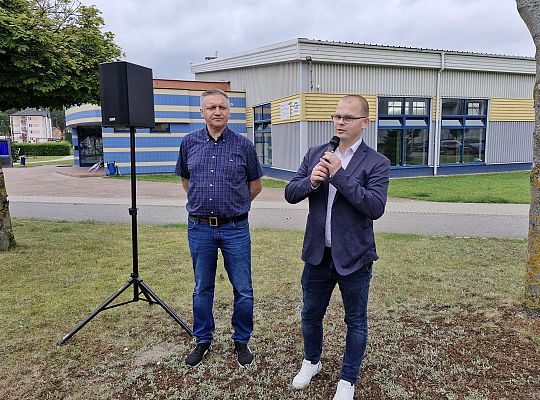 Symboliczne odsłonięcie tablicy „Rondo Lęborskiego 65205