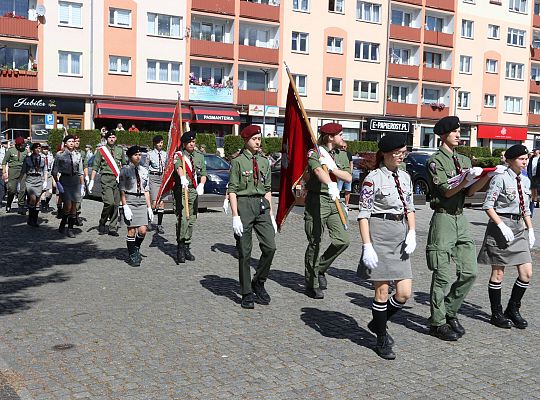 Z okazji jubileuszu lęborscy harcerze z nowym 66424