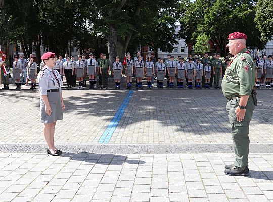 Z okazji jubileuszu lęborscy harcerze z nowym 66430