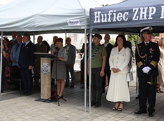 Z okazji jubileuszu lęborscy harcerze z nowym 66435