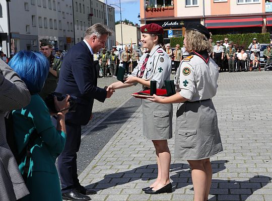 Z okazji jubileuszu lęborscy harcerze z nowym 66462