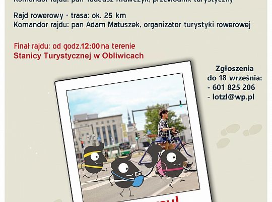 LOT zaprasza na rajd pieszy i rowerowy 67060