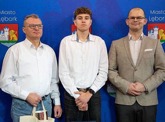 Michał Gajdus u burmistrza Lęborka – miasto stawia 70277