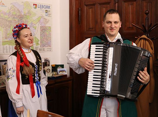 „Levino” z życzeniami dla burmistrza 70572