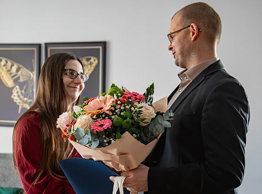 Burmistrz z wizytą i wyprawką dla pierwszej 70816