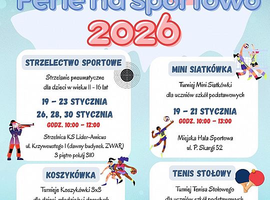Ferie zimowe 2026 w Lęborku - kino, sport, kultura 70901