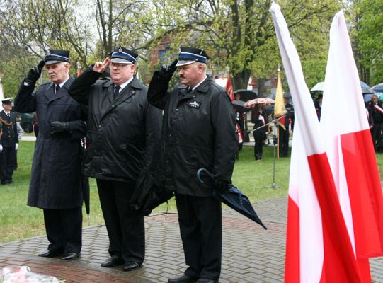 Święto Konstytucji 3 Maja wśród narodowych flag i 2192