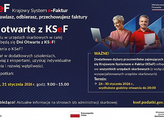 Dzień otwarty z KSeF w Urzędzie Skarbowym w 71277
