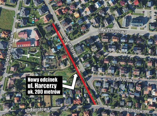 Powstanie nowy asfaltowy odcinek ulicy Harcerzy 72301