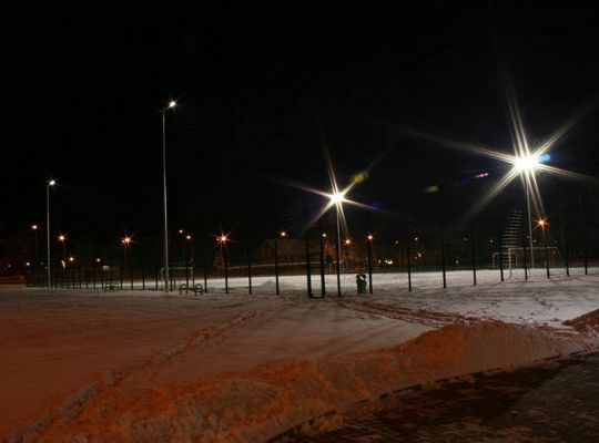 Oświetlenie boiska przy Gimnazjum nr 2 161