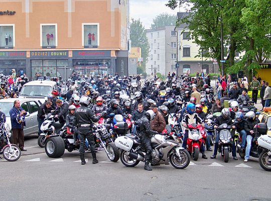 Parada motocykli odwiedziła Lębork 3136